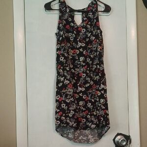 Old Navy Black Floral Dress